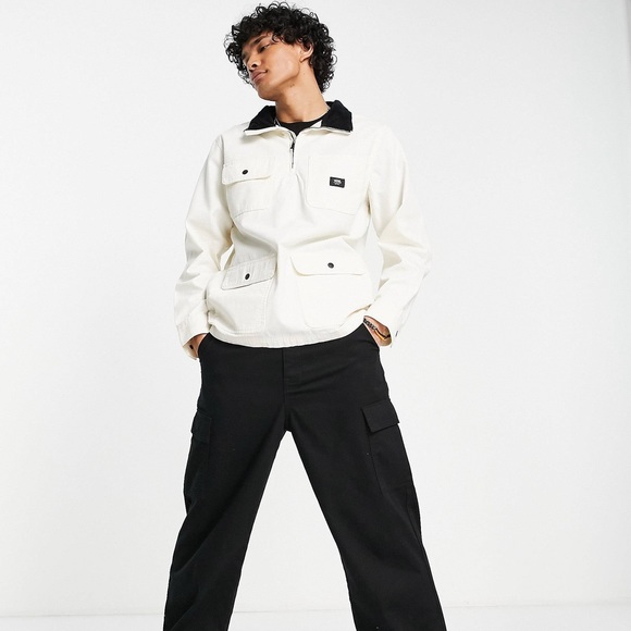 VANS Men’s Off-White Drill Chore Anorak Size M - Picture 3 of 16